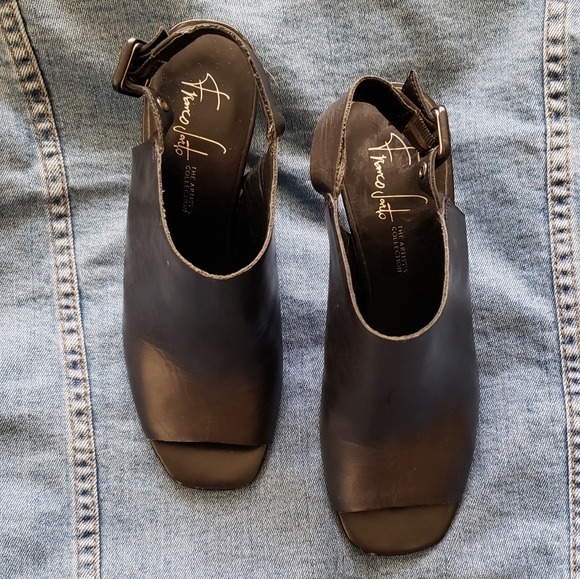 Franco Sarto slingback open toe heels - Picture 2 of 7